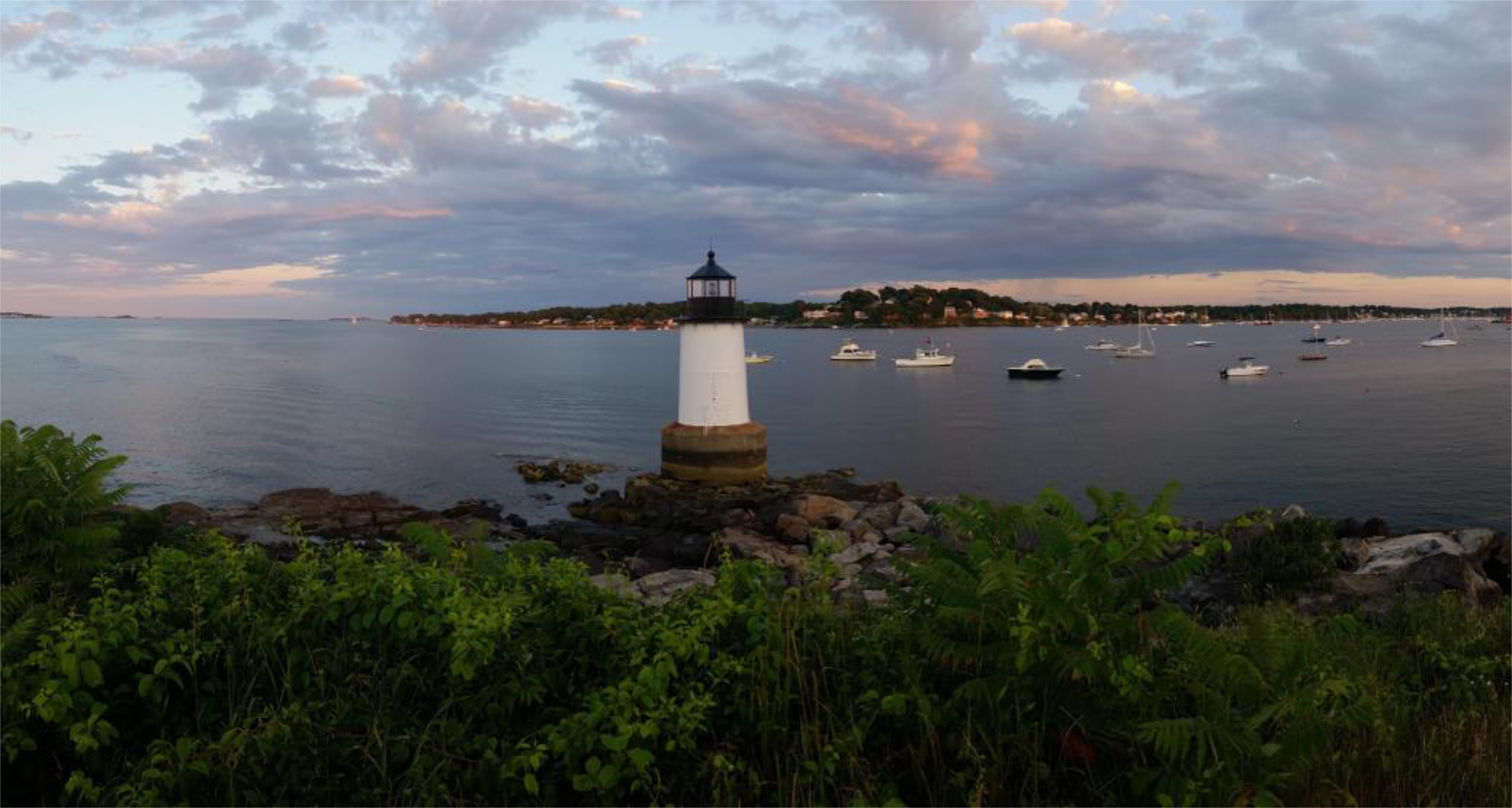 Photo of the lighthouse, Pickering Light, in Salem Massachusetts.